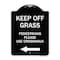 Signmission Lawn Boss Stake Kit Heavy-Gauge Aluminum Architectural Sign, 24" x 18", BW-1824-23888 A-DES-BW-1824-23888 - alternate 1